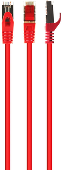 Kabel Patch Cablexpert Cat 6a SSTP 10 m Czerwony (PP6A-LSZHCU-R-10M)