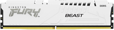 Pamięć Kingston FURY DDR5-5200 131072 MB PC5-41600 (Komplet 4x32768) Beast 2Rx8 White (KF552C40BWK4-128)