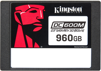 Dysk SSD Kingston Enterprise DC600M 960GB 2.5" SATAIII 3D TLC (SEDC600M/960G)
