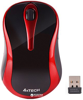 Mysz A4Tech G3-280N Wireless Black/Red (4711421874212)