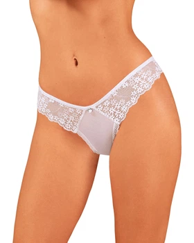 Трусики Obsessive Heavenlly panties M/L Білі