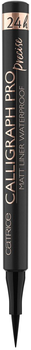 Pisak eyeliner Catrice Cosmetics Calligraph Pro Precise 24h Matt Liner Waterproof 010 Intense Black Waterproof 1.2 ml (4059729222022)