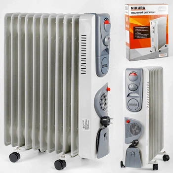 Масляний обігрівач з дуйкою Nikura 16894 (1) 11 секцій