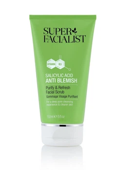 Скраб для обличчя Super Facialist Salicylic Acid AntiBlem Purify&Refresh 150 мл