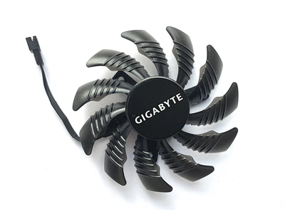 Вентилятор для видеокарты Gigabyte GTX 1060 1070 Ti 1080 Ti Gaming 77 мм 4-pin Everflow T128010SU (PLD08010S12HH FY08010H12LPA GA81S2U) (№45.05)