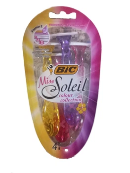 Набор бритв без сменных картриджей Bic "Miss Soleil Colour Collection", 4 шт. (99897)