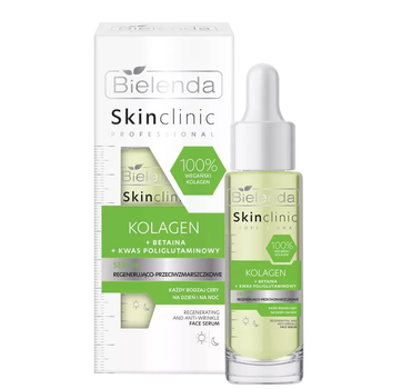 Сироватка для обличчя Bielenda Skin Clinic Professional Kolagen регенеруюча проти зморшок 30 мл (5902169049782)