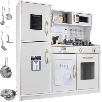 Детская деревянная кухня Kruzzel KD16807 + аксесуары (9486)
