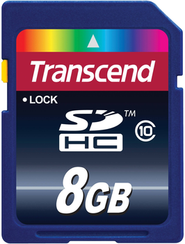 Карта памяти Transcend SDHC 8GB Class 10 (TS8GSDHC10)