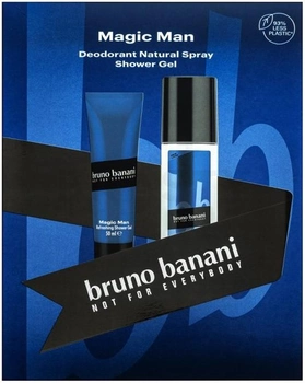 Zestaw Bruno Banani Magic Man Dezodorant w sprayu 75 ml + Żel pod prysznic 50 ml (3616303306076)
