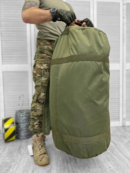 Тактичний армійський рюкзак баул водонепроникний , 100 літрів, Олива