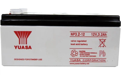 Аккумуляторная батарея Yuasa NP3.2-12 12V 3.2 Ah EUROBAT 5 years AGM VRLA (Japan)
