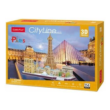 Конструктор 3D Cubic Fun City line Paris (MC254h) (10-537477)