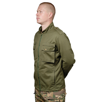 Куртка тактична зносостійка полегшена для силових структур М65 R2D2 олива 48-50/182-188 (SK-NBH-U-JM65R2-O-48-182S)