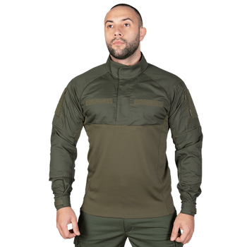 Рубашка тактическая боевая универсальная для силовых структур CM Blitz Олива (7019), XXL (SK-N7019(XXL)S)