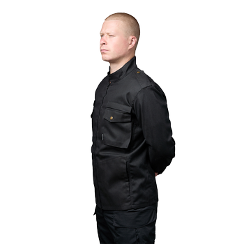 Куртка тактична зносостійка полегшена для силових структур М65 R2D2 чорна 52-54/170-176 (SK-NBH-U-JM65R2-B-52-170S)
