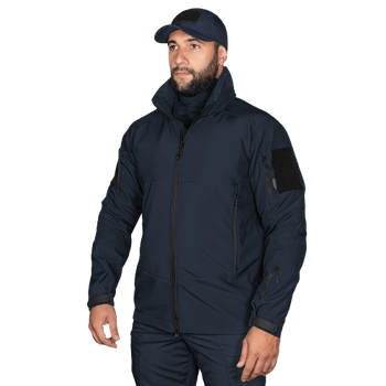 Куртка тактическая демисезонная мужская для силовых структур Phantom System Темно-синяя (7292), S (OPT-35991)