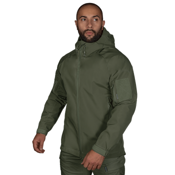 Куртка тактическая демисезонная мужская для силовых структур Stalker SoftShell Олива (7225), M (OPT-34521)