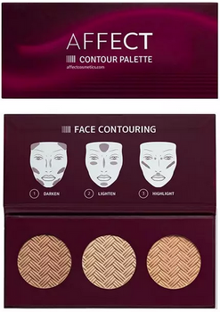 Палетка для контурингу обличчя Affect Contour Palette 18 г (5902414436183)