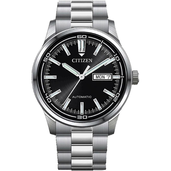 Наручные часы CITIZEN NH8400-87EE Черный/Серебристый с подсветкой