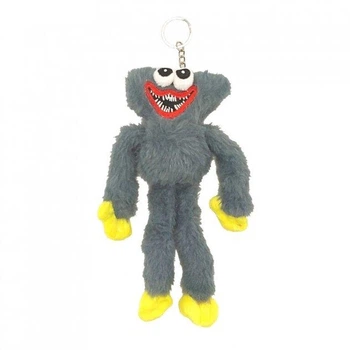 М'яка іграшка-брелок Хагі Ваги 20 см Huggy Wuggy Сірий (SH777192)