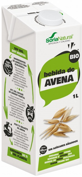 Opakowanie napoju owsianego Soria Natural Bebida De Avena Ecologica 6 x 1 l (8422947900014)