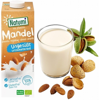 Napój migdałowy Natumi Unsweetend Organic Almond Drink 1 l (4038375025928)