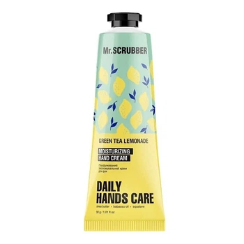 Парфюмерный увлажняющий крем для рук Mr. Scrubber Green Tea Lemonade, 30 г (4823109701373)
