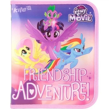 Папка объемная на молнии для тетрадей «My little Pony» Kite (LP17-203-02)