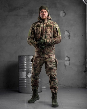Тактический теплый военный комплект Shark Tac ( Куртка + Штаны ), Камуфляж: Мультикам, Размер: S