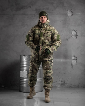 Тактический зимний теплый военный комплект SM16 ( Куртка + Штаны ), Камуфляж: Мультикам, Размер: S