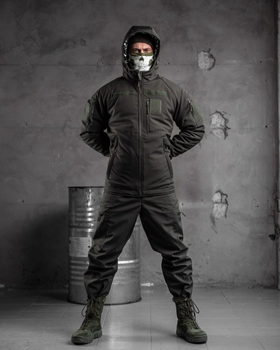 Тактический зимний теплый военный комплект Razor ( Куртка + Штаны ), Камуфляж: Олива, Размер: XXXL