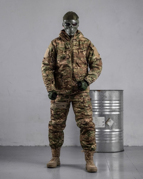 Тактичний зимовий військовий комплект Squad Tactic ( Куртка + Штани ), Камуфляж: Мультикам, Розмір: S