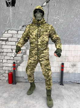 Тактическая теплая зимняя военная форма костюм Charter ( Куртка + Штаны ), Камуфляж: Пиксель ВСУ, Размер: XL