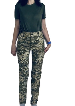 Женские военные тактические брюки 48 укрпиксель на флисе ( зима)