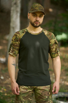 Тактическая футболка Sleeve хаки/мультикам L