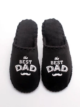 Мужские домашние тапочки Family Story The Best Dad Черный 42-43 (n0101-43e-019w)