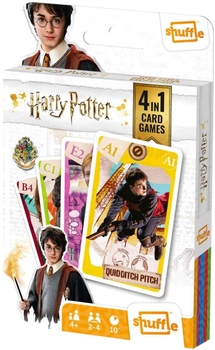 Набір настільних ігор Cartamundi 4 в 1 Harry Potter (5411068841156)