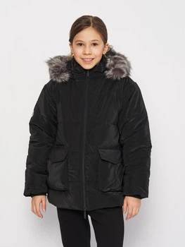 Дитяча зимова куртка для дівчинки Lemon Outerwear Jesień Girl ZL3152107OJG-021 122 см Чорна (5904986269183)