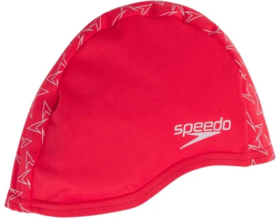 Шапка для плавания Speedo BOOMSTAR END+ CAP AU RED/WHITE красный, белый Уни OSFM
