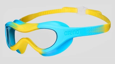 Очки-маска для плавания Arena SPIDER KIDS MASK голубой, желтый Дети OSFM