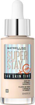 Тональна основа Maybelline Super Stay 24H з вітаміном C 03 стійка та освітлююча 30 мл (3600531672324)