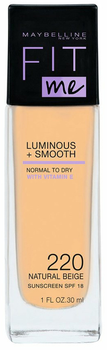 Podkład do twarzy Maybelline Fit Me Luminous + Smooth Foundation rozświetlający 30 ml (3600530746576)