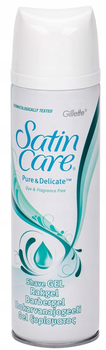 Гель для гоління Gillette Satin Care Pure and Delicate 200 мл (7702018065349)