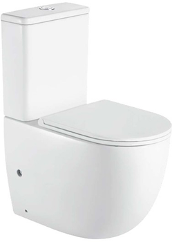 Унитаз-компакт KOLLER POOL Round Smart RN-0630-RQ-C+RN-0630-RQ-T с бачком и сиденьем Soft Close дюропласт
