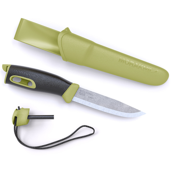 Нож Morakniv Companion Spark (S) Green нержавеющая сталь MoraKniv 23,8 см (sad0001391) Светло-зеленый