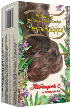 Płukanka ziołowa do włosów przyciemniająca Herbapol 18 x 3 g (5903850004776)