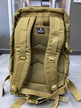 Военный рюкзак 50 л WOLFTRAP, Песочный, тактический рюкзак для военных, армейский рюкзак для солдат