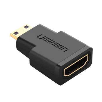 Переходник UGREEN Mini-HDMI Male to HDMI Female Black (20101)