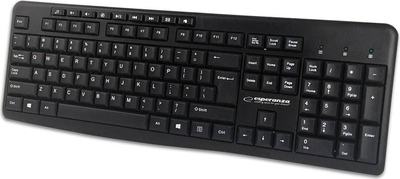 Комплект дротовий клавіатури та миші Esperanza Arvada Чорний EK137 (5901299945391)